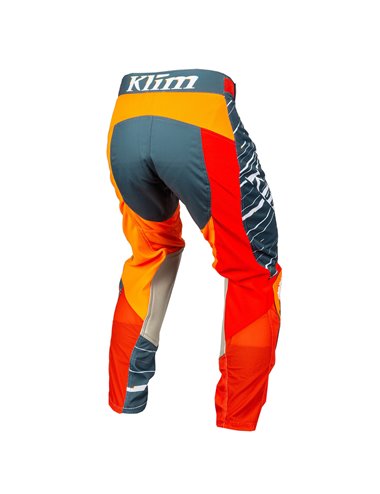 Klim Xc Lite pantalón naranja-azul talla 32 
