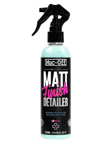 Spray MUC-OFF Matt Finish Detailer, protector y limpiador de superficies mates (250 ml)
