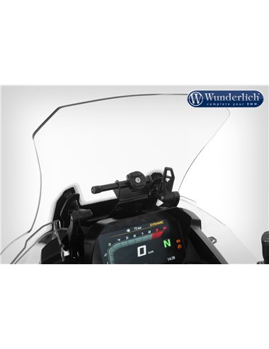 Portadispositivos universal de Wunderlich - para vehículos con ajuste original del parabrisas BMW F750/850