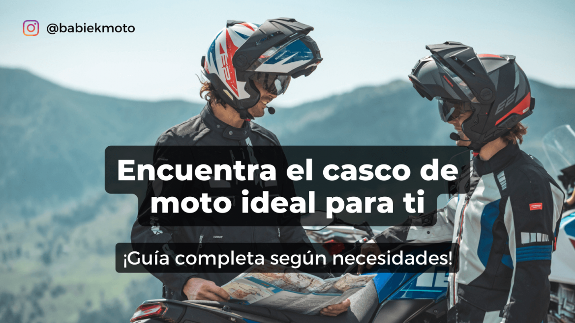 Guía de cascos para moto: ¡Encuentra el ideal para ti!